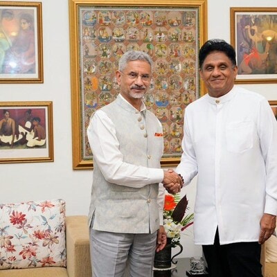 EAM Jaishankar meets Sri Lankan opposition leader Sajith Premadasa | External Affairs Defence Security News